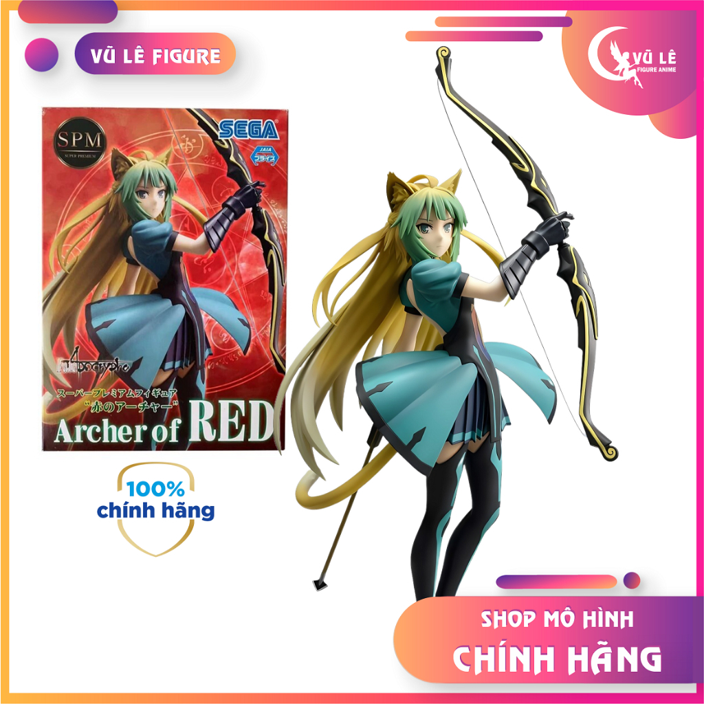 Mô hình nhân vật Atalanta - Archer of Red - Fate/Apocrypha chính hãng Sega, Anime figure Nhật Bản