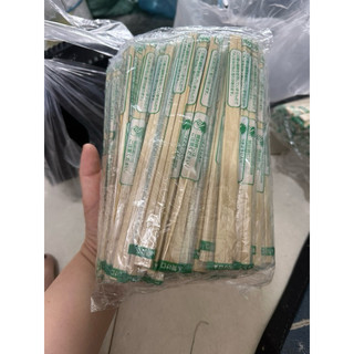  1000 Đũa gỗ tách kèm tăm dùng 1 lần 18cm 
