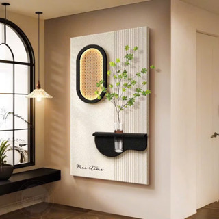 Tranh lọ hoa treo tường có đèn led trang trí decor hiện đại, treo phòng khách, cửa hàng, quán xinh