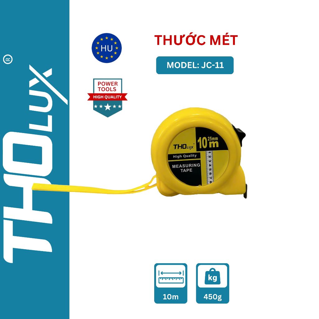 Thước cuộn Tholux JC-11 thước đo, thước kéo 10m