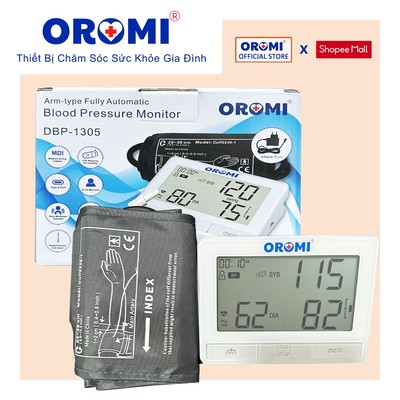 Máy Đo Huyết Áp Điện Tử Bắp Tay OROMI DBP-1305 - Bộ Đo Huyết Áp Có Trợ Lý Tiếng Việt