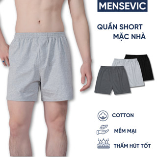 Quần Đùi Thun Nam MENSEVIC Mặc Nhà - Quần short Cotton Mềm Mại, Thoáng Mát QST02