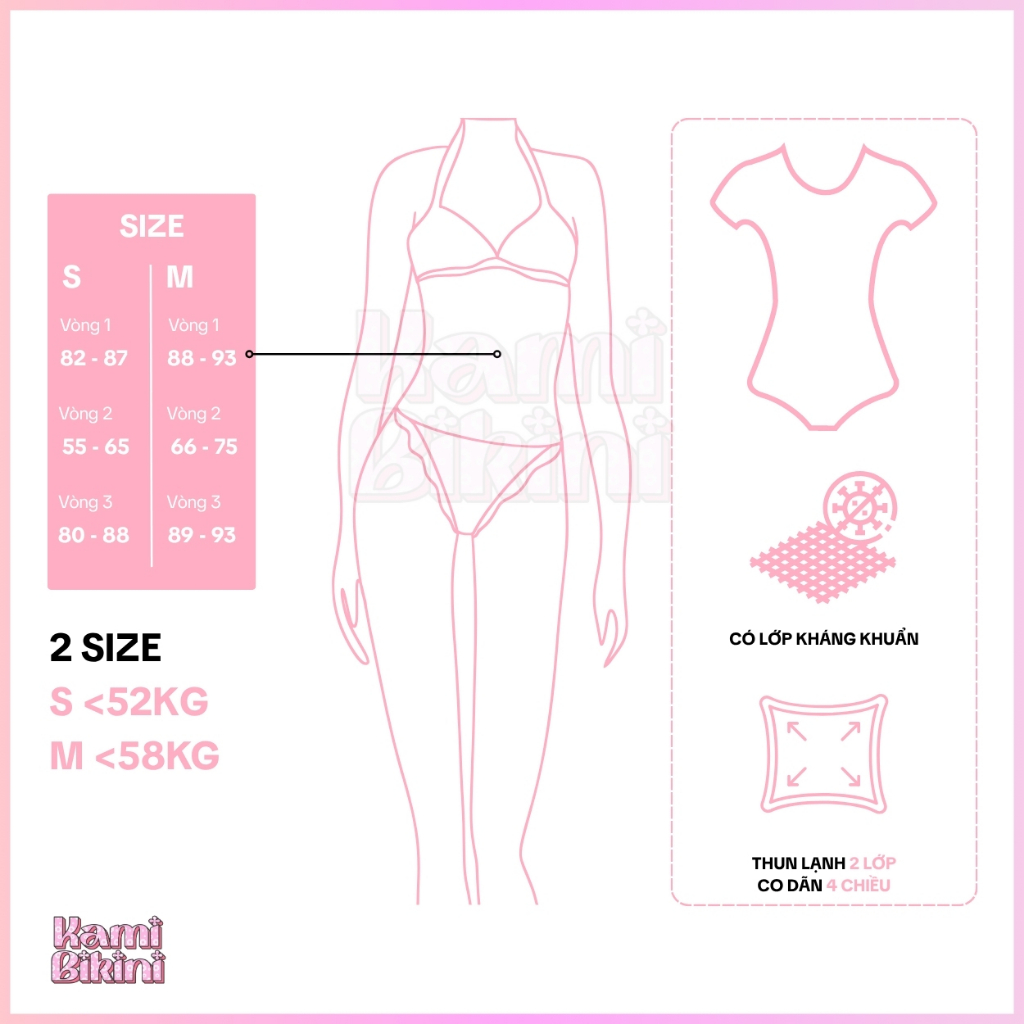 Bikini Đi Biển 1 mảnh Swimsuit Đầm Hai dây Nữ, Bikini Đi Biển Váy Liền Sexy Quyến Rũ  3 Màu Trắng Kem, Hồng   - M05 | BigBuy360 - bigbuy360.vn
