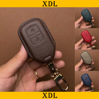  Bao da chìa khoá xe ô tô Honda Jazz HRV CRV bọc chìa khoá xe hơi da bò thật HON_A2 