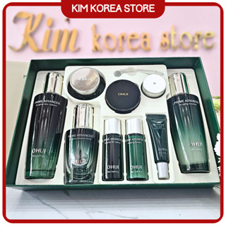 Set dưỡng OHUI xanh ⚡CHÍNH HÃNG⚡ Bộ kem dưỡng tái tạo da Prime Advancer, combo phục hồi trẻ hóa, mờ nám, tàn nhang