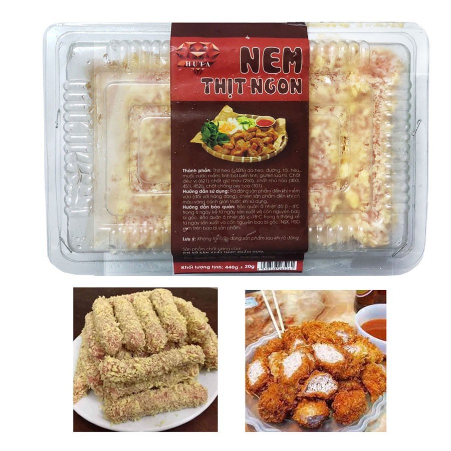 NEM CHUA RÁN HỘP 440G _ NEM CHUA RÁN HÀ NỘI