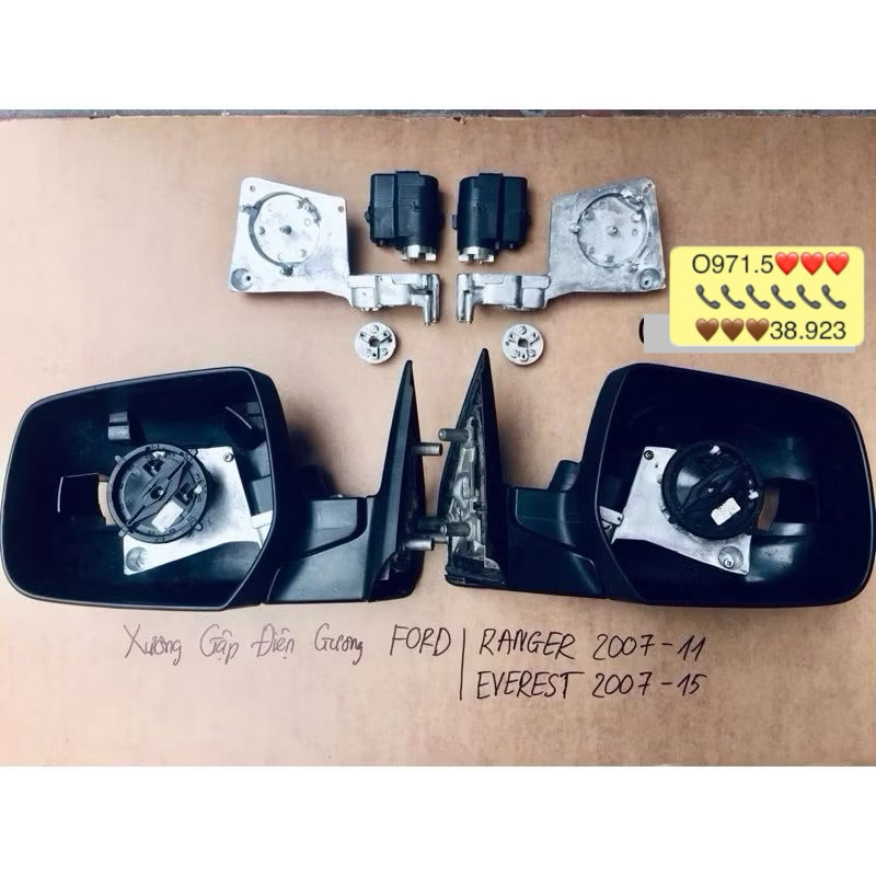Bộ Xương Gập Điện Gương Ford Ranger và Everest