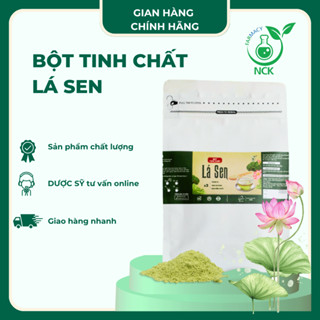 Bột Tinh Chất Lá Sen NCK - Hạ Nhiệt, Giảm Mỡ Máu, Làm Sáng Da, Ngủ Ngon (30g)