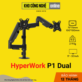 Giá treo / ARM màn hình HyperWork P1 Dual (Hàng Chính Hãng)