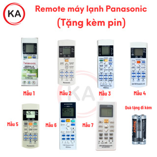 Remote máy lạnh Panasocnic inverter đủ loại, Điều khiển điều hòa Panasocnic inverter đủ loại