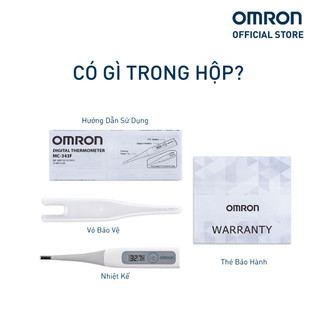 Bảo hành 1 Năm - Nhiệt kế điện tử Omron MC-343F