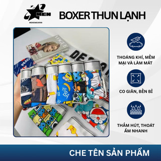  Combo 4,5,6 quần sịp nam Hoạt hình quần sịp Doraemon vui nhộn,Quần sịp xì đùi nam quần lót nam cao cấp - Menswear98 