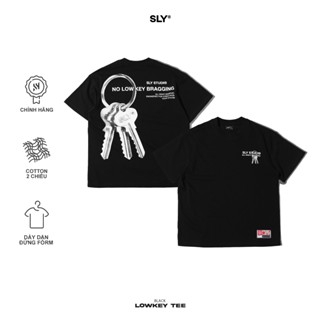 Áo thun cổ tròn SLY Low Key màu đen