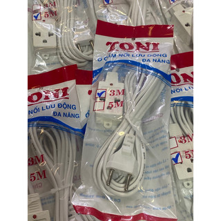 Ổ cắm nối lưu động 3m & 5m - Ổ cắm nối lưu động đa năng 1000w TONI