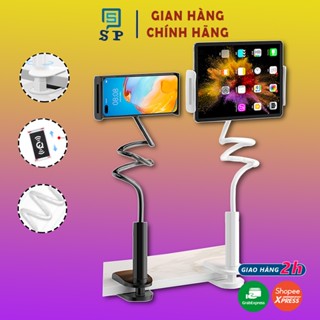 Giá đỡ kẹp điện thoại S P để bàn cho smartphone xoay 360 độ hỗ trợ xem phim, livestream, quay video
