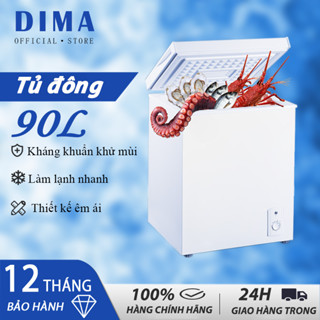 TỦ ĐÔNG MINI 65/90L - Tủ trữ sữa mẹ, thịt cá ✅ Làm đá siêu nhanh ⚡ 5 chế độ nhiệt 💡 Tiết kiệm điện 🎁 Bảo hành 1 năm