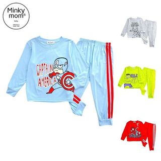 Bộ dài tay thun lạnh Minky Mom cho bé 7- 28 kg TD-IN128