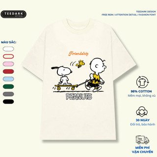 Áo Thun Nam Nữ, Áo Phông Unisex By TEEDARK Mã "SNP895" Chất Cotton Mềm Mịn Form OverSize