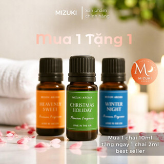   MUA 1 TẶNG 1  Tinh Dầu Nước Hoa cho Máy Xông Mizuki Thơm Phòng Nhập Khẩu Chứng nhận IFRA 