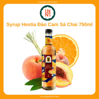 Siro / Syrup Hestia Đào Cam Sả Chai 750ml
