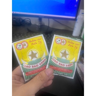 Cao sao vàng - Đánh bay nhức đầu, Giảm đau bụng, say tàu xe - Hộp 3g
