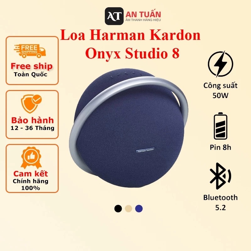 Loa Harman Kardon Onyx Studio 8 ( Hàng Chính Hãng Bảo Hành 12 Tháng, Lỗi Đổi Mới Trong 15 Ngày Đầu )