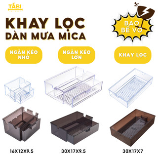  Khay Lọc Dàn Mưa Xếp Tầng Bằng MICA  Có Ngăn Kéo  Cao Cấp Cho Bể Cá Hồ Cá Thuỷ Sinh 