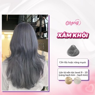  Thuốc Nhuộm Tóc Màu XÁM KHÓI | Chenglovehair Chenglovehairs 