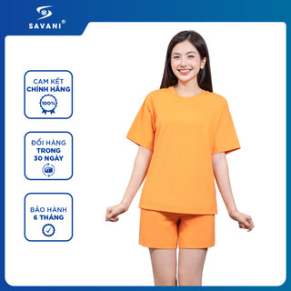  Bộ Đồ Hè Nữ SAVANI Trơn Bộ Đùi Hè Nữ Chất Cotton Mềm Mịn Thoáng Khí Co Dãn Tốt WBK024S5 