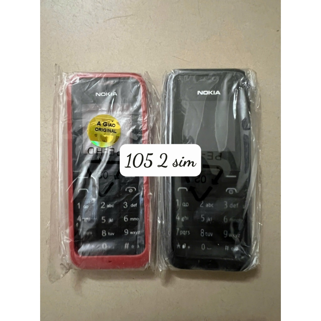 Vỏ thay Nokia 105 2 sim có phím