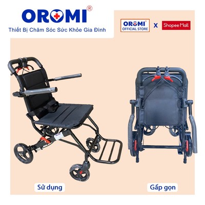 Xe Lăn Du Lịch OROMI XL-84S - Gấp Gọn Siêu Nhẹ
