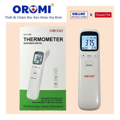 Nhiệt kế điện tử hồng ngoại OROMI CK-T1502 - Bảo hành chính hãng