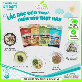 Gia vị rắc cơm cho bé Thuyền Xưa ăn dặm cho con đủ vị cá ngừ, tôm, rong biển, cá hồi, bò, phô mai