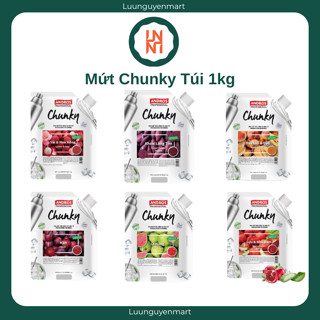 Mứt trái cây pha chế CHUNKY đủ vị thơm ngon chuyên dùng trong pha chế (Bịch 1kg) - ANDROS
