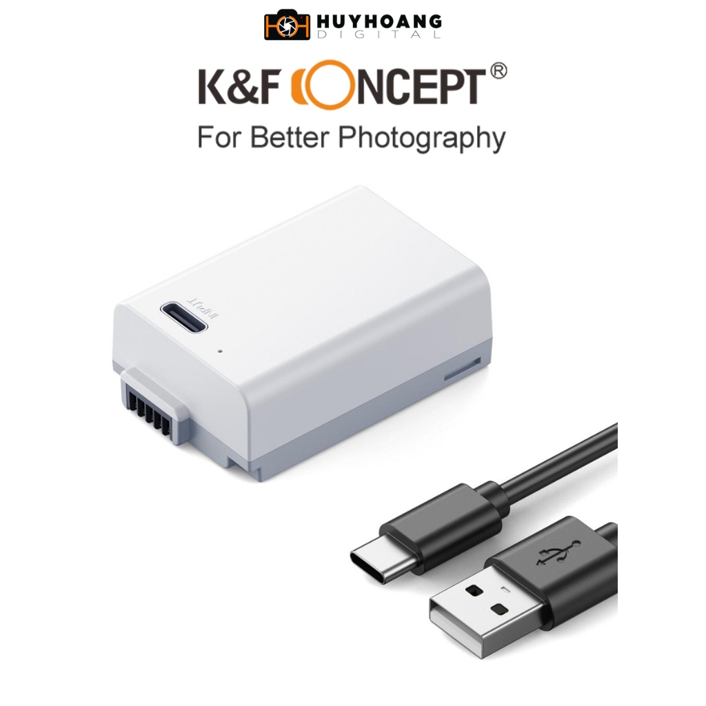Pin máy ảnh K&F CONCEPT EN-EL25 | Pin sạc trực tiếp KF28.0040