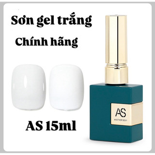 Sơn gel trắng , sơn gel đen hiệu AS Chính hãng chai vuông 15ml