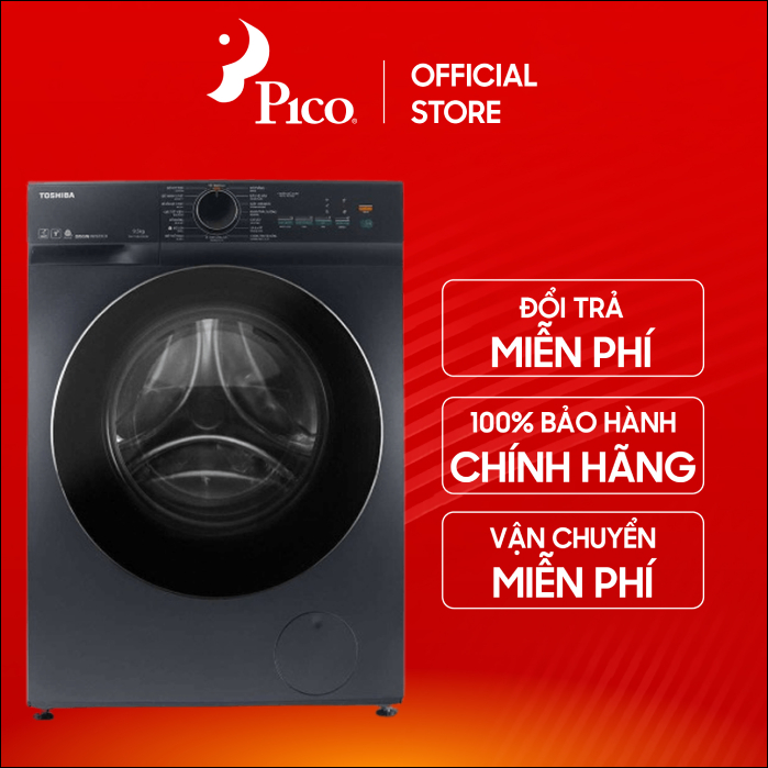 [Pico Official - Lắp đặt 0Đ HN HCM] Máy giặt Toshiba Inverter 9.5 kg TW-T21BU105UWV(MG)