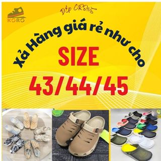 DÉP NAM cross giày nam SIZE TO 42 43 44 45 46 – TỔNG HỢP MẪU LẺ – GIÁ XẢ KHO Rẻ Như cho