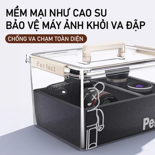 Cao Cấp Hộp chống ẩm Máy ảnh Ống Kính Túi chống sốc Túi đựng chống thấm chống sốc Chống Mốc