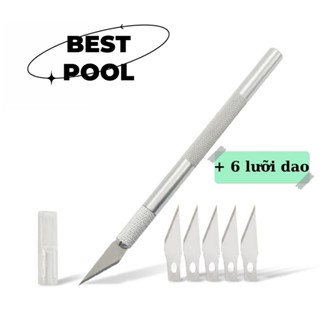  Dao Cắt Washi Tape Tỉa Sticker Dụng Cụ Dán Bullet Journal Tiện Lợi Kèm 6 Lưỡi Dao  Thông tin sản phẩm: - Loại s 