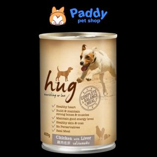Pate Cho Chó Mọi Lứa Tuổi Hug Lon 400g