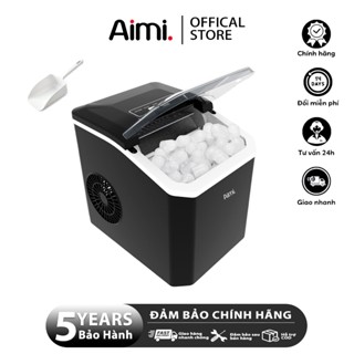 [BH 5 năm] Aimi Máy Làm Đá Viên Tủ Đá Mini Gia Đình Tạo Đá Siêu Tốc Trong 8 - Phút-100% Chính Hãng