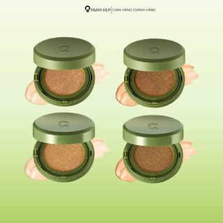 Phấn Nước Kiềm Dầu GLAMRR Q Vegan Super Cover Cushion SPF50+ PA+++  15g  