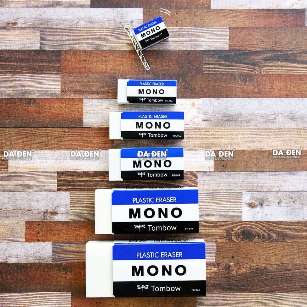 [DA ĐEN] Gôm Trắng Plastic Mono TomBow Đủ Size