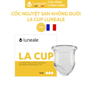 Cốc nguyệt san không đuôi La Cup Luneale Nhập khẩu từ Pháp Size S/M/L, thay thế Băng vệ sinh, Tampon