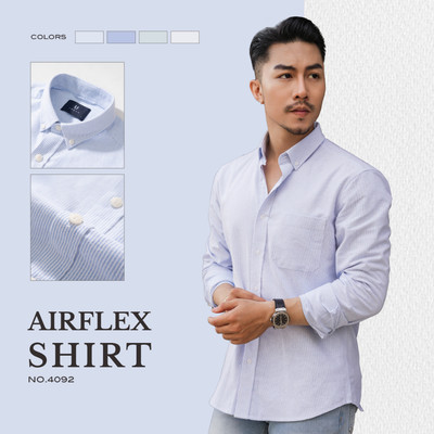 Áo sơ mi nam tay dài URBAN phối túi ngực vải COTTON cao cấp mềm mại, thoáng khí chuẩn phom thanh lịch NO.9044