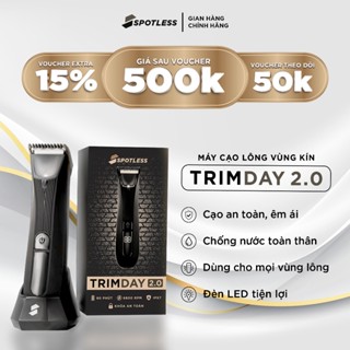 [Che tên] Máy cạo lông vùng kín nam giới TRIMDAY 2.0 cạo an toàn chống nước toàn thân - BH 6 tháng 1 đổi 1