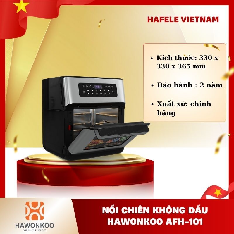 Nồi chiên không dầu Hawonkoo AFH-101,  Dung tích 10L, 9 chương trình nấu tự động - FEM