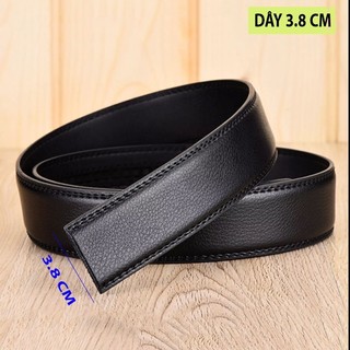 Dây thắt lưng Nam Da Không Đầu Khoá ( Loại 3.5cm đến 3.8 cm )