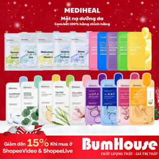 Mặt nạ Mediheal Double Calming/Hyalu Moist/Pepta Lifting/Collagen Mucin/Vita Toning Mask Dưỡng Ẩm, Làm Dịu Da 20ml